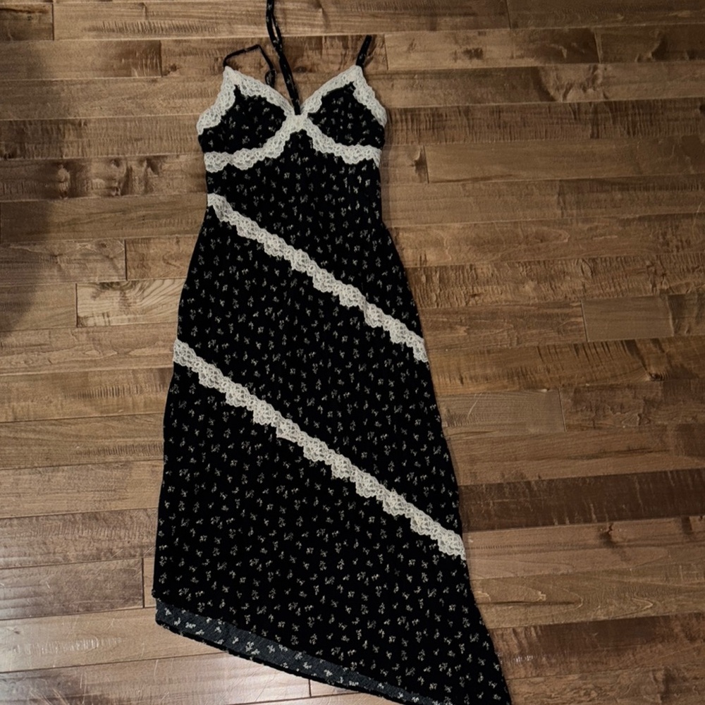 Black High Low Dress